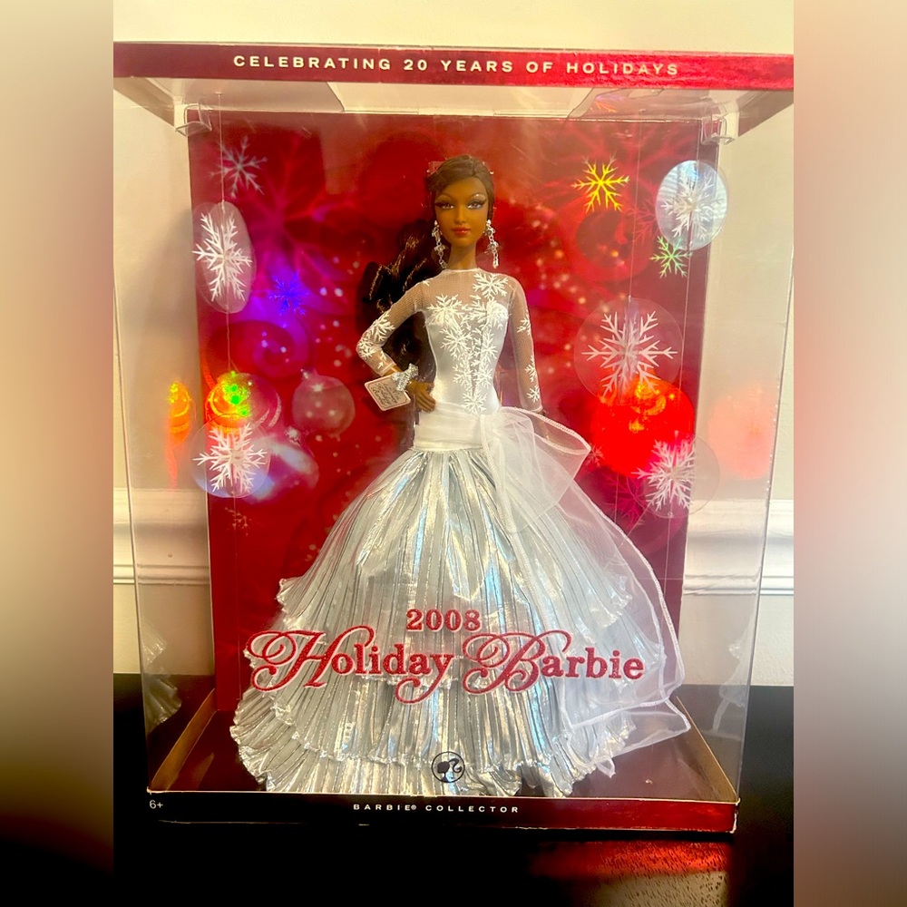 2008 Holiday Barbie African American celebrating 20 years